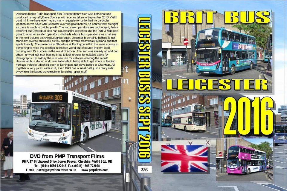 3395. Leicester. UK. Buses. Sept 2016. A lot of changes to keep up with, rebuilt - Image 1 of 1