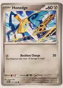 Tarjeta de Pokémon Honedge 131/182 casi nueva/m - Paradox Rift - $2 envío combinado - Imagen 1 de 3