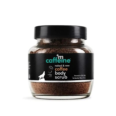 mCaffeine Naked & Raw Body Scrub (100gm) Tan Removal For Women & Men - Image 1 of 4