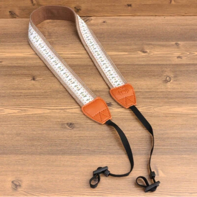 Vintage Retro Neck Shoulder Strap for Sony Canon Nikon Fuji Mirrorless Camera - Imagem 1 de 4