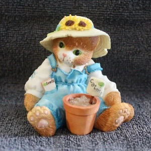 1995 Enesco Calico Kittens Friendship Grows When Shared Figurine P. Hillman - Picture 1 of 5
