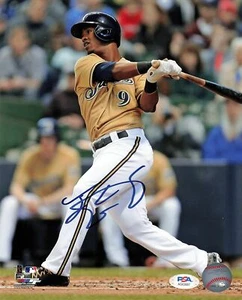 Jean Segura signed 8x10 photo PSA/DNA Milwaukee Brewers Autographed - Picture 1 of 1