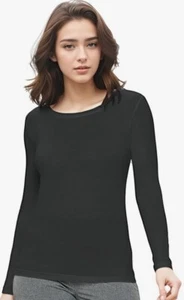 Natural Uniforms Women's Long Sleeve Under-scrub Stretch T-Shirt Scrub Top  - Picture 1 of 51