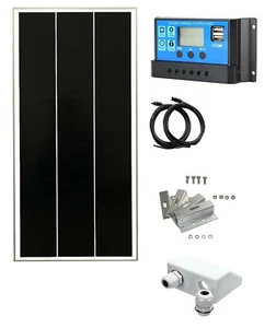 100W 150W 200W Solarpanel Kit 20A Batterieladeregler Wohnwagen Wohnmobil - Bild 1 von 8