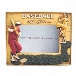 PORTAFOTO DA TAVOLO "BASEBALL OLD STYLE - SCENA DI GIOCO" - Marca WINNER EAGLE - Picture 1 of 1