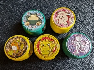 Pokémon Tape Dispensers Lot of 5 - Nintendo - Mewtwo Pikachu Snorlax SUPER RARE - Picture 1 of 15