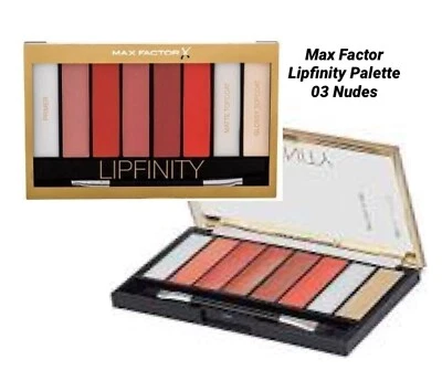 MAX FACTOR LIPFINITY LIP PALETTE 03 NUDES NEW & SEALED - FREE POST - Image 1 of 4