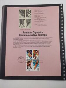 Postal Summer Olympics Commemorative Stamps First Day Of Issue 5/4/84