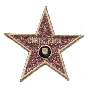 Chris Rock Hollywood Star Patch Walk of Fame Embroidered Iron on - Picture 1 of 2