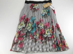 NWT Andi James A-line Womens Career Skirt  Multicolore Size Large (C17) - Picture 1 of 7