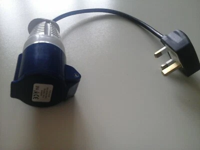 A1 ELECTRICS 240v PAT Testing Lead Adaptor 13amp Plug to 16 Amp socket (pat testing only)