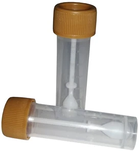 1 Stuhlprobenröhrchen Stuhlröhrchen Probenröhrchen 20/76 Kotröhrchen Kotprobe - Bild 1 von 3