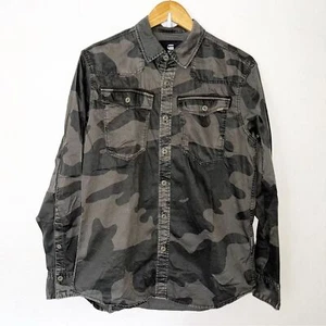 Camicia G Star Raw Camo 3301 L/S 100% cotone camicia con bottoni taglia M - Foto 1 di 8