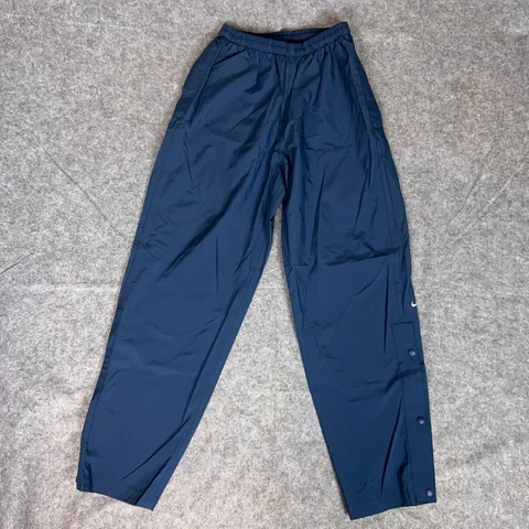 Georgetown Hoyas Mens Pants Large Nike Navy White Snap Ankle NCAA Athletics Logo Cover