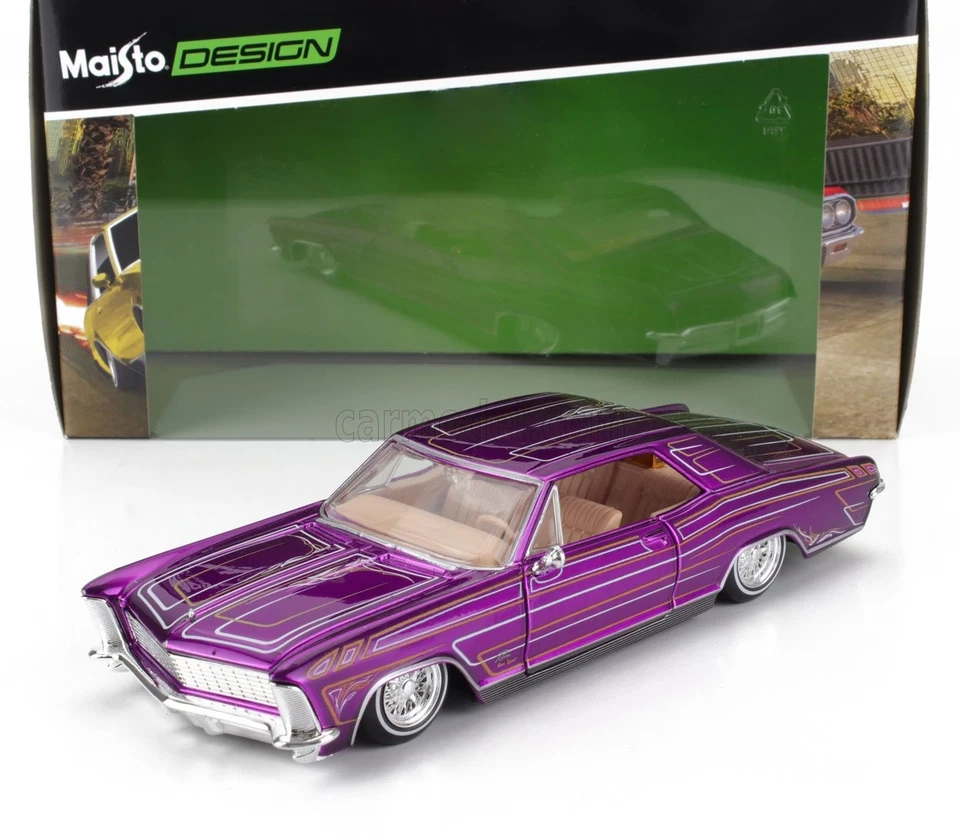 1/26 MAISTO - BUICK - RIVIERA LOWRIDERS 1965 32551R - Immagine 1 di 1
