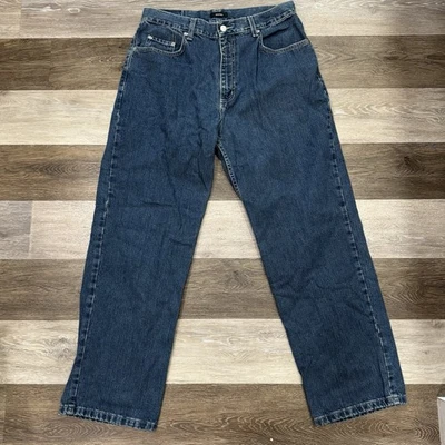 Pantalones de mezclilla Alfani azules para hombre talla 33”x30” 100 % algodón ¡en muy buena condición! Foto 1 de 4