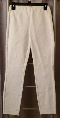Rag & Bone Pants Womens Size 2 Ankle Rear Zip Zipper White Preppy Made In USA - Image 1 of 4