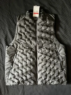 Colete de corrida Nike Therma-Fit ADV repelente preenchimento para baixo masculino tamanho grande DD5695-010 - Imagem 1 de 4