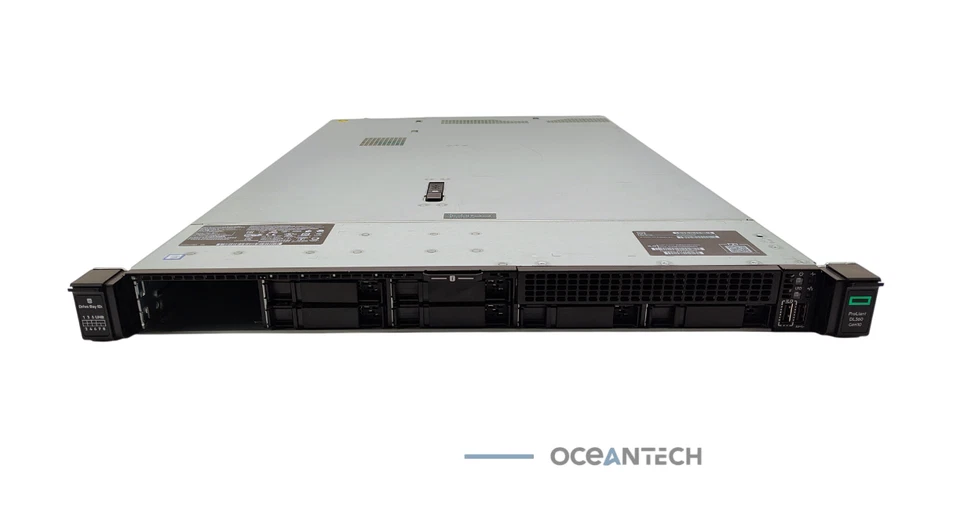 HP ProLiant DL360 Gen 10 1x Xeon Silver 4210 8x 2.5" Bay 2x 500W PSU sin RAM/HDD Foto 1 de 4