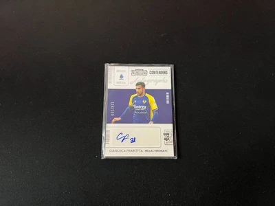 2021-22 Panini Chronicles Soccer Contenders Autographs #14 Gianluca Frabotta RC - Image 1 of 2
