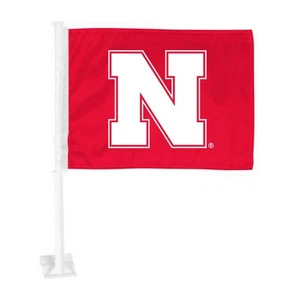 Nebraska Cornhuskers Large 11" x 14" Auto Car, Truck or SUV Flag - Picture 1 of 1