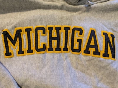 Steve and Barry's Sweater Michigan Wolverines Men's Size XL Gray - Image 1 of 4