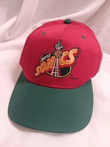 Cappello berretto snapback vintage Sports Specialties Seattle Supersonics OS 90s - Foto 1 di 14