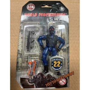 1:18 World Peacekeepers S.W.A.T. Figura de acción de policía serie colección juguete 1 pieza - Imagen 1 de 12