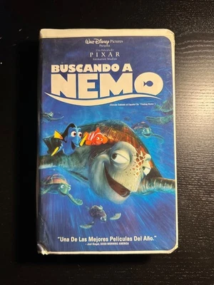 Finding Nemo (VHS, 2003) Buscando a Nemo en Español Spanish Dubbed RARE HTF - Imagem 1 de 3