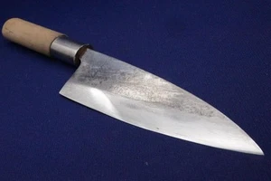 Yoshikane Betsukami 13" Japanese Deba Knife Professional Steel 27.8cm Used - Picture 1 of 10