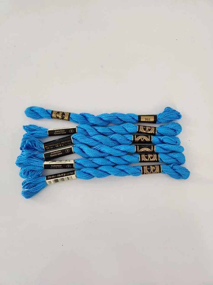 DMC 115 3-996 Pearl Cotton Thread Medium Electric Blue Size 3 012121