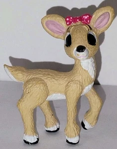 CLARICE REINDEER PVC Figure,  Island Of Misfit Toys The Rudolph Company 2.5" (C - Picture 1 of 7