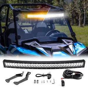 Barra de luz estroboscópica WSAY ámbar/blanco de 32" + cable de montaje en techo para Polaris RZR XP 1000 - Imagen 1 de 13