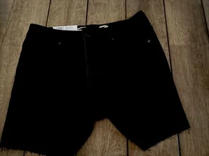 Seven7 Ladies 5" inseam Cut Denim Weekend Short Black/Wildfire Ret $59 Size 6 - Picture 1 of 5