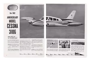 1962 Cessna 310G Aircraft ad 4/30/2024j - Picture 1 of 1