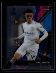 2021-22 Topps Finest UEFA Champions League #3 Phil Foden - Picture 1 of 2