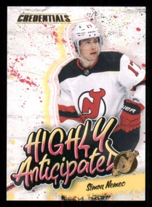 2023-24 Upper Deck Credentials Highly Anticipated #HA6 Simon Nemec - Picture 1 of 2
