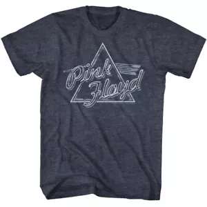Pink Floyd Rough Prism Name Logo Men's T Shirt Psychedelic Band Merch - Picture 1 of 5