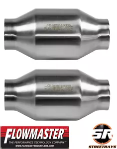 Flowmaster 2000124 Universal 200 Series Catalytic Converter 2.25" In & Out Qty 2 - Picture 1 of 5