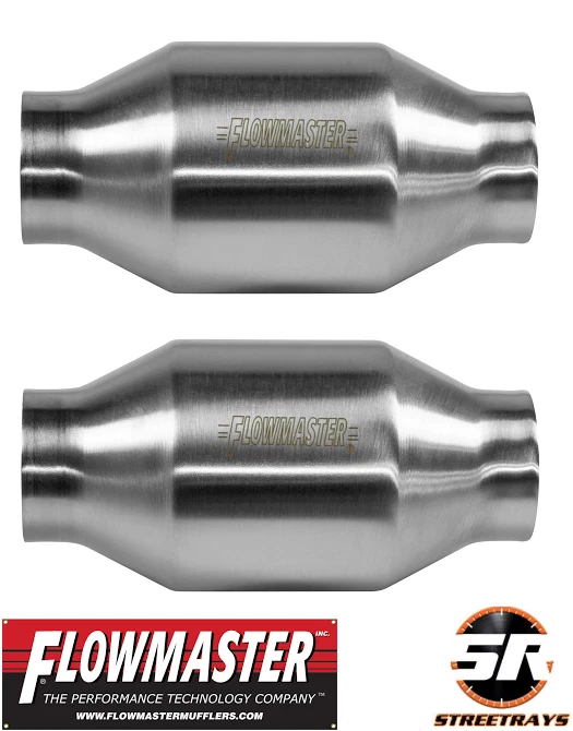 Flowmaster 2000124 Universal 200 Series Catalytic Converter 2.25" In & Out Qty 2 - Image 1 of 4