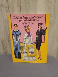 Notable American Women Paper Dolls in Full Color by Tom Tierney 1989 Uncut  - Picture 1 of 8