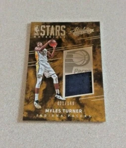 2016-17 Panini Absolute Stars Materials #27 Myles Turner Pacers /149 - Picture 1 of 2
