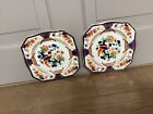 ROYAL WINTON IVORY GRIMWADES SIDE PLATES ART DECO WESTMINSTER HAND PAINTED BIRD
