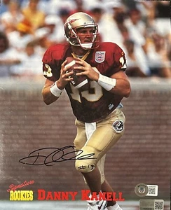 Danny Kanell Florida State firmato Auto 8x10 Beckett BAS COA Signature Rookies - Foto 1 di 1