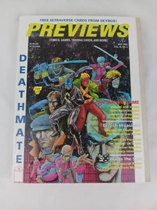 Previews Comic Industry Magazine May 1993 Deathmate X-Men Anniversary Wolverine - Imagen 1 de 7