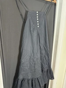 Free People Dress NWT Boho Fairy L Romantic Cottagecore Eyelets - Picture 1 of 8