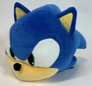 NEW Club Mocchi Sega 2022 Sonic The Hedgehog Blue Head 13" Microfiber Plush - Picture 1 of 11