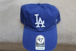 Los Angeles Dodgers ‘47 Brand CLEAN UP Adjustable Back Hat - Picture 1 of 4