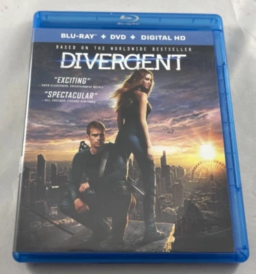 Divergent Blu-ray + DVD  Shailene Woodley  Theo James Digital Copy NOT INCLUDED - Image 1 of 3