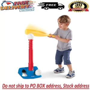 Kids T-Ball Set with Bat and 2 Balls Ages 18 Months to 4 Years Sport Toys New - Picture 1 of 7